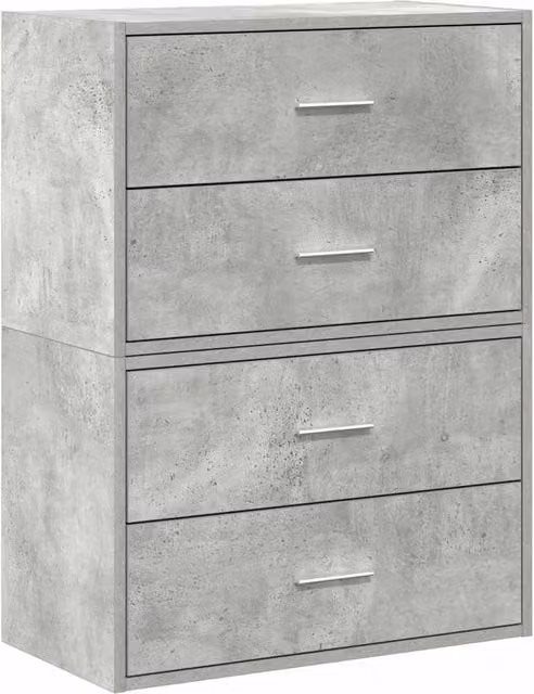 Berkfield Home Grey Bathroom Cabinet with Drawer, Shelf and Door