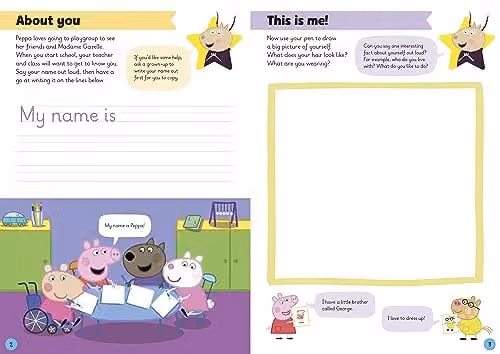 Ladybird Learn with Peppa: Starting School wipe-clean activity book, multicolour – 2