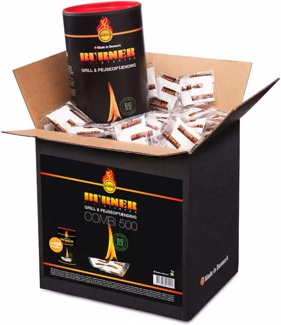 Burner White Charcoal Firelighters for Ignition
