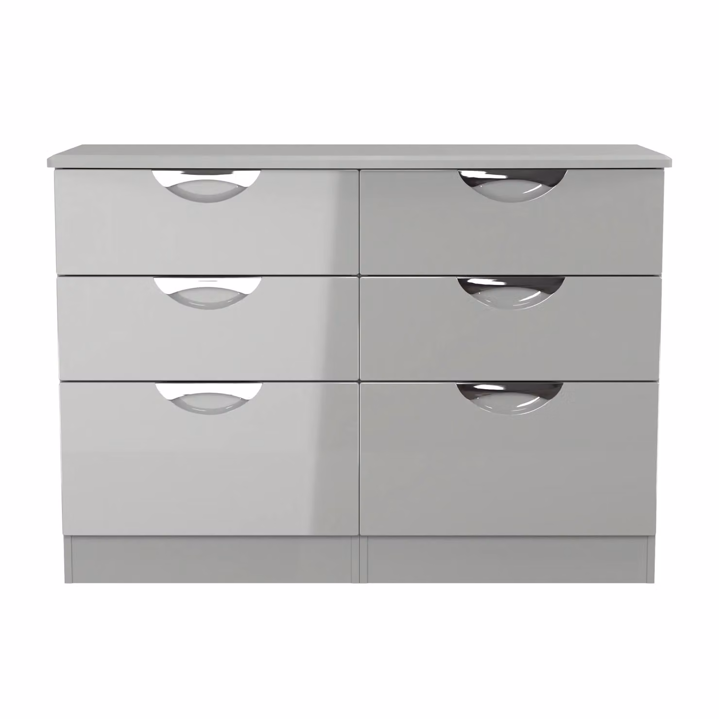 2 U Holborn 6 Drawer Wide Chest in Mid Grey – 2