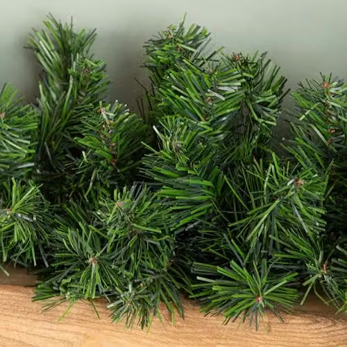 Samuel Alexander 2.7m Plain Green Colorado Artificial Christmas Garland – 4