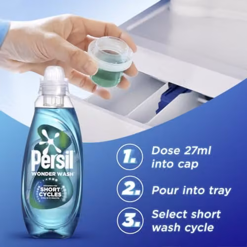 Persil Wonder Wash Speed Clean Non Bio Liquid Detergent, 1.5 l – 4