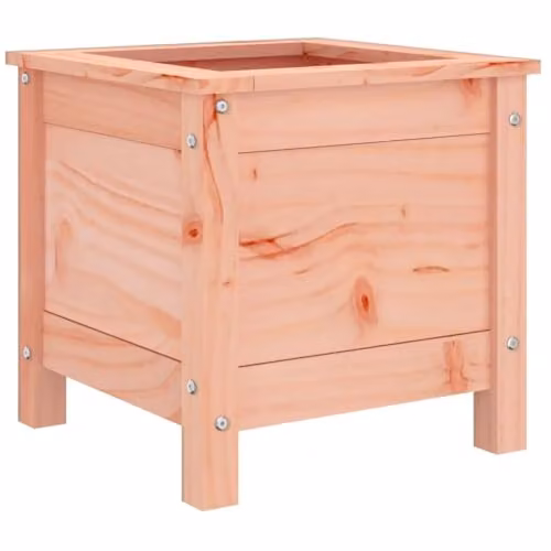 vidaXL Brown Solid Wood Douglas Garden Planter Tub W/D/H: 40 x 40 x 39 cm