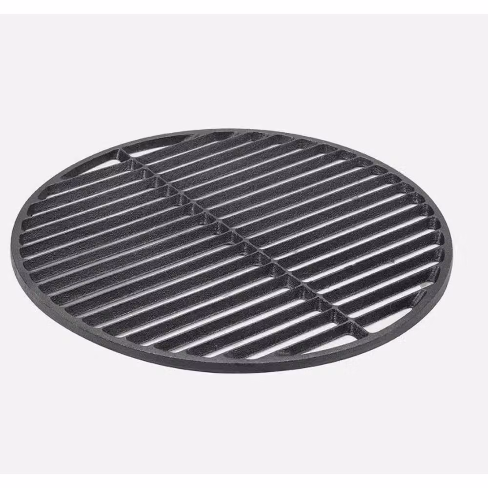 VOGREX Black Round Charcoal Barbecue Grill Net Mesh Grid, Diameter: 30 cm – 4
