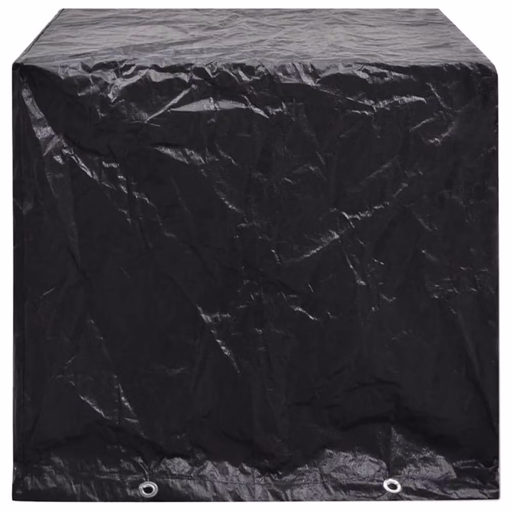Berkfield Home Garden Furniture Cover with 8 Eyelets, Black, W/D/H: 122 x 112 x 98 cm – 3