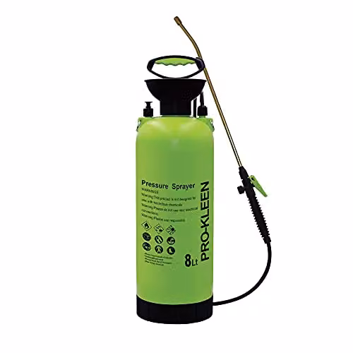 Pro-Kleen Green Manual Pressure Sprayer with Brass Lance, 8L – 2