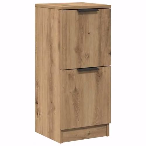 vidaXL Artisan Oak Sideboard in Brown, Engineered Wood, W/D/H: 30 x 30 x 70 cm