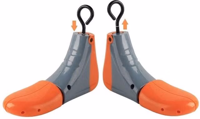 NESTLUNE S Adjustable High-Top Shoe and Boot Stretcher in Grey, W/D/H: 100 x 21 x 15 cm