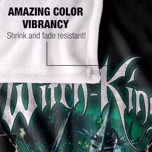 Warner Bros. Lord of the Rings Witch King Heavy Metal Super Soft Fleece Throw Blanket, Multicolour, W: 91.44 cm x D: 147 cm – 3