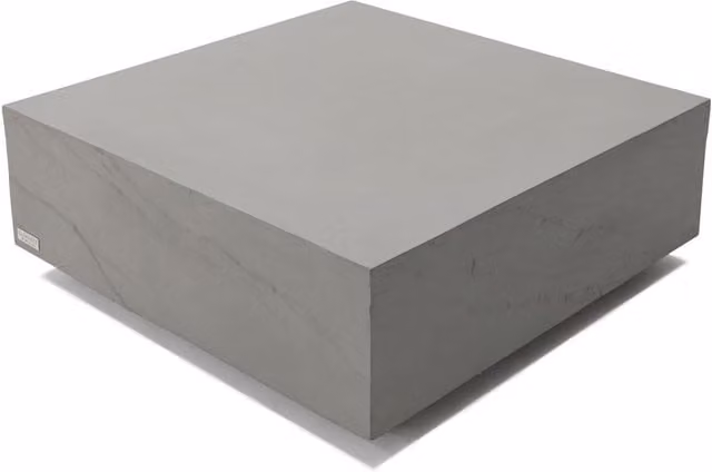 Elementi Colorado GRC Large Square Coffee Table in Grey Matt Concrete