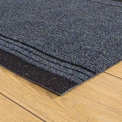 runrug Inca Blue Hallway and Kitchen Runner Rug, W: 80 cm, L: 360 cm – 5