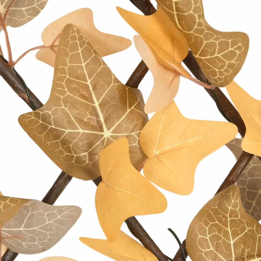 Berkfield Home Artificial Orange Maple Leaf Trellis, 5 Pieces, W: 180 cm, H: 30 cm – 2