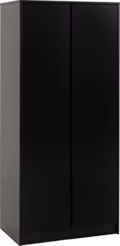 Seconique Malvern 2 Door Wardrobe in Black – 1