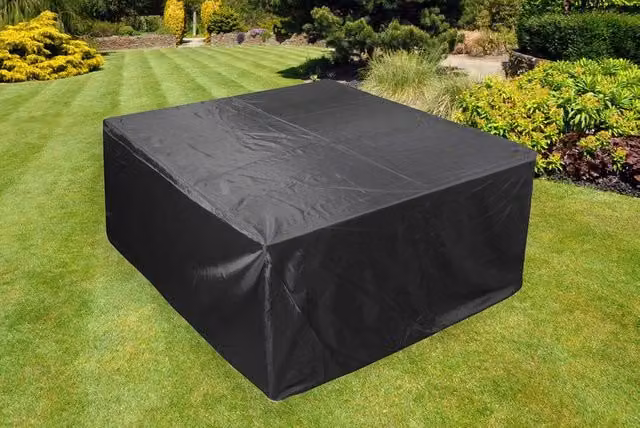 Leaper Durable and Sturdy Weatherproof Garden Furniture Cover in Black