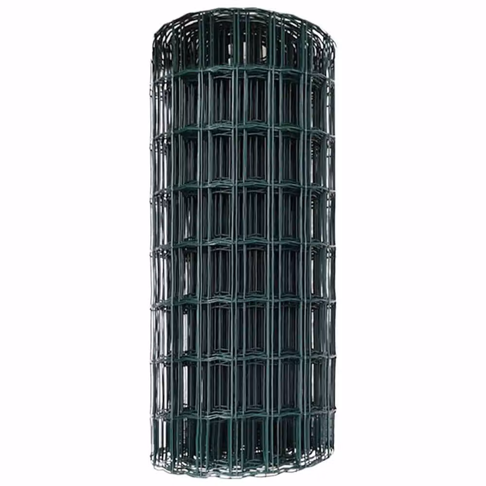 Berkfield Home Euro Fence Green PVC-Coated Steel Fencing, H: 0.6 m x W: 25 m – 5