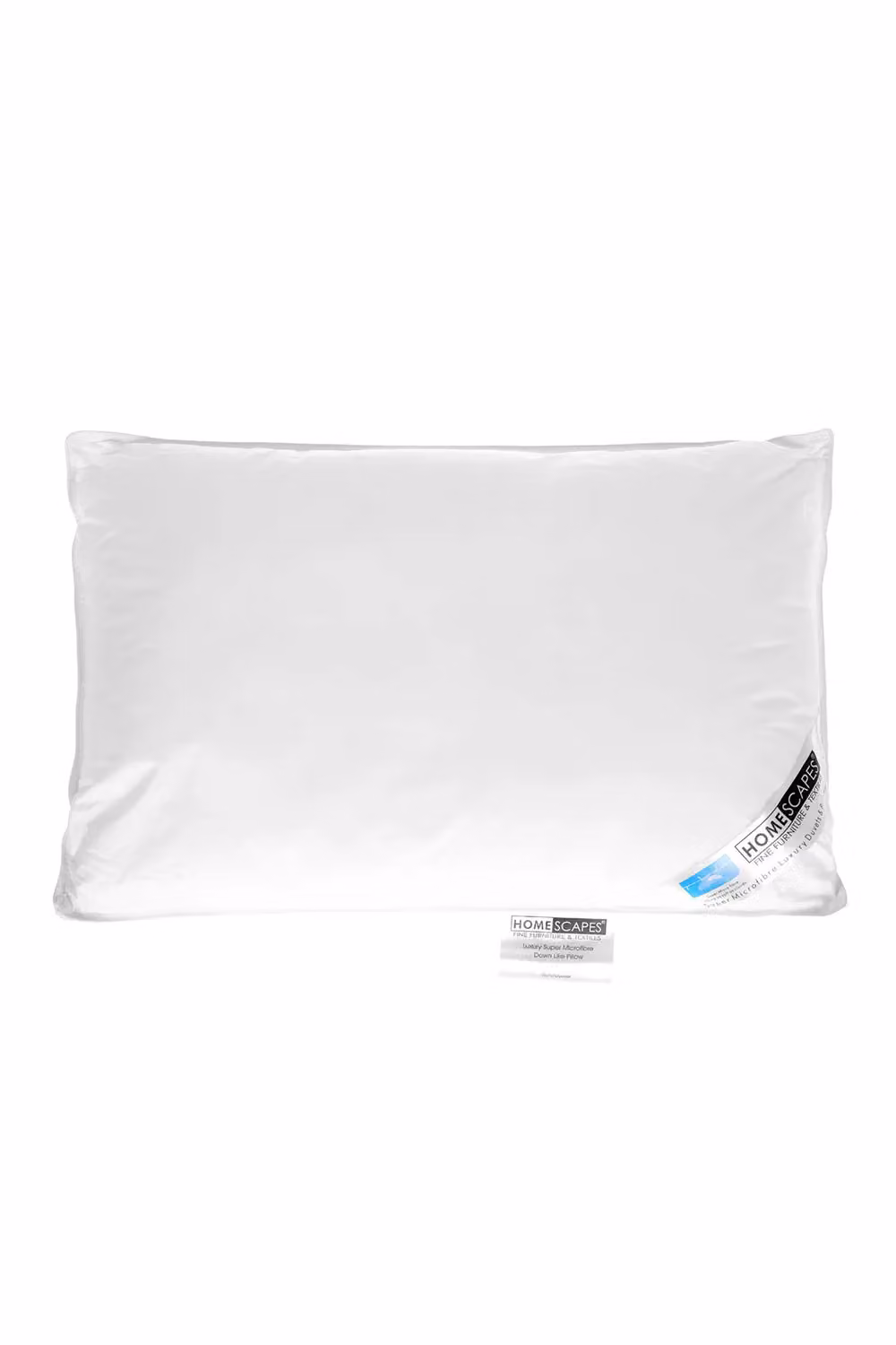 Homescapes Kids Anti-Allergen Super Microfibre Pillow, White, W/H: 40 x 60 cm – 2