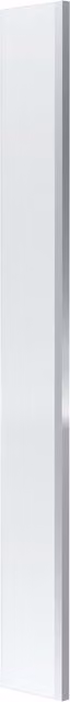 Balterley 8mm Single Panel Wetroom Return Screen, Silver, W: 21.5 cm, H: 185 cm
