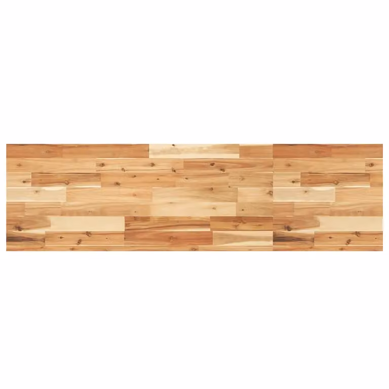 Berkfield Home Brown Oil Finished Solid Wood Acacia Floating Shelf W/D/H: 160 x 40 x 4 cm