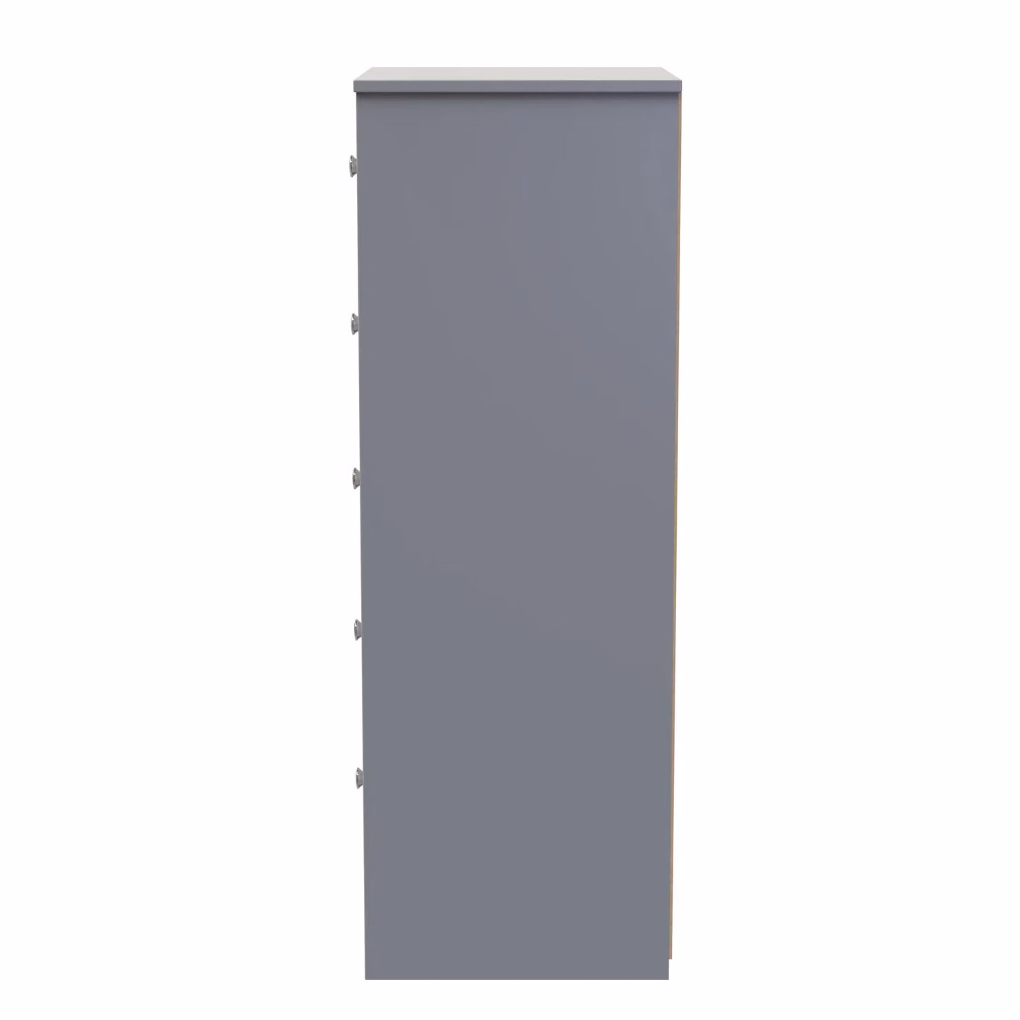 Ready Assembled 2 U Memphis 5 Drawer Tall Bedside Chest in Grey – 2