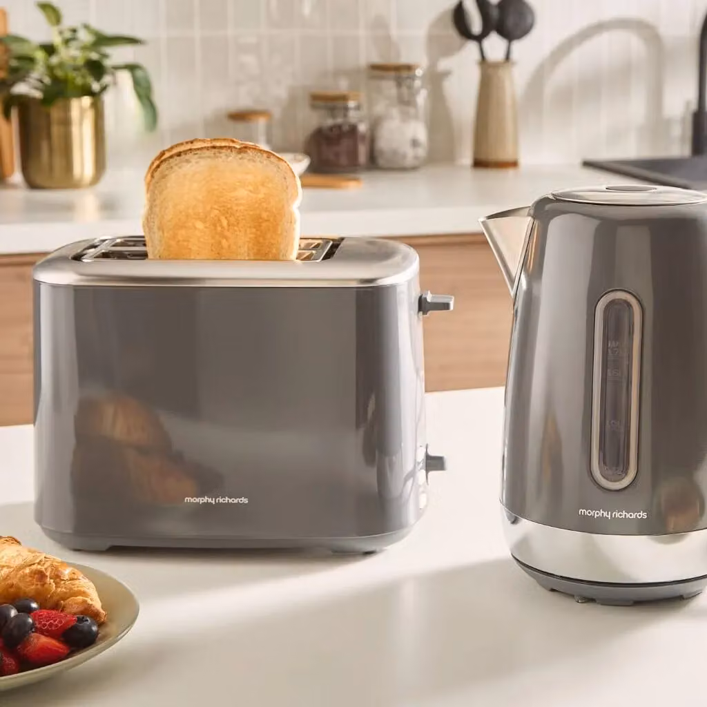 Morphy Richards Equip 2-Slice Toaster in Grey and Silver – 3