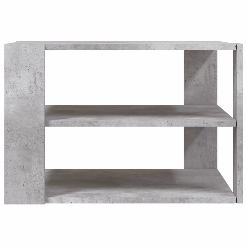 Berkfield Home Square Coffee Table in Concrete Grey, W/D/H: 59.5 x 59.5 x 40 cm – 4