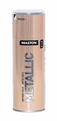Maston Opaque Spray Paint in Metallic Gloss Gold, 400 ml