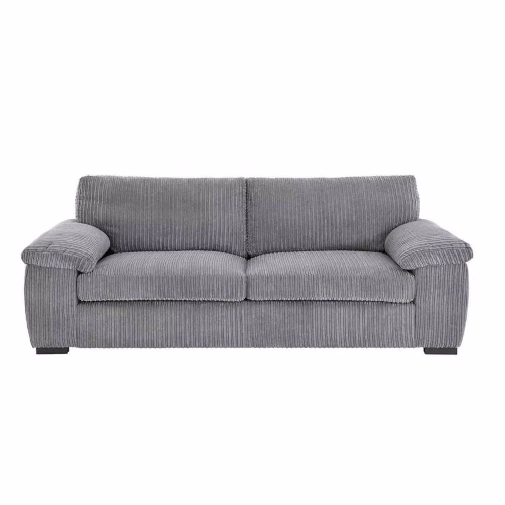 Snug Furniture Birmingham Ltd Amalfi Grey Jumbo Cord 3+2 Seater Sofa Set – 2