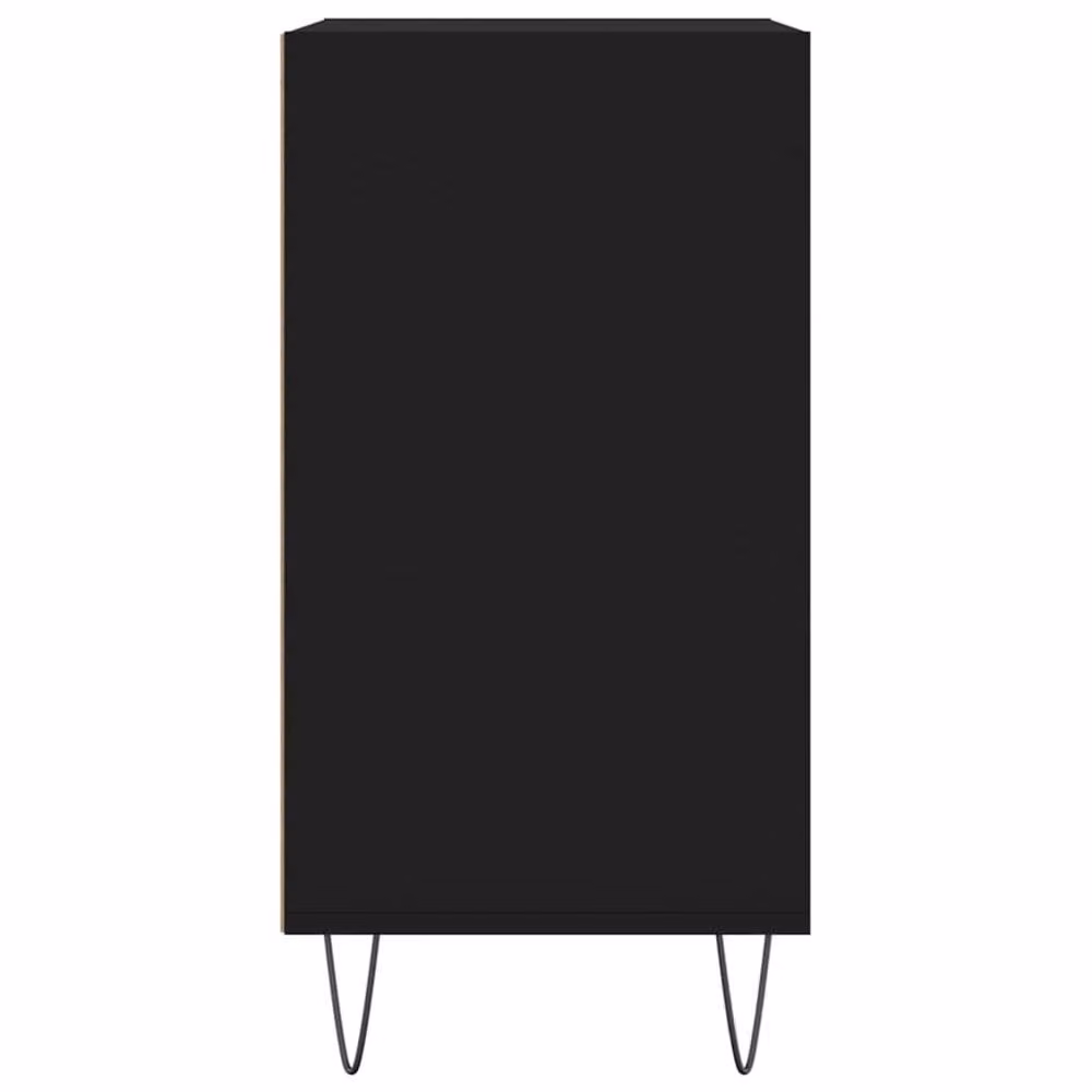 Berkfield Home Modern Black Matt Sideboard, W/D/H: 57 x 35 x 70 cm – 5