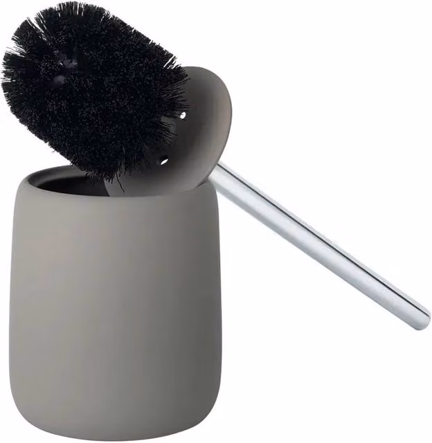 Blomus Sono Freestanding Toilet Brush with Stainless Steel Handle in Grey Satellite