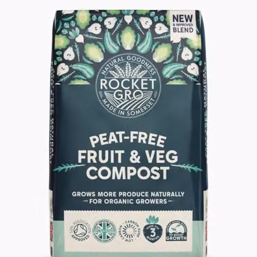 Thompson & Morgan RocketGro Organic Fruit and Vegetable Compost, 50 l