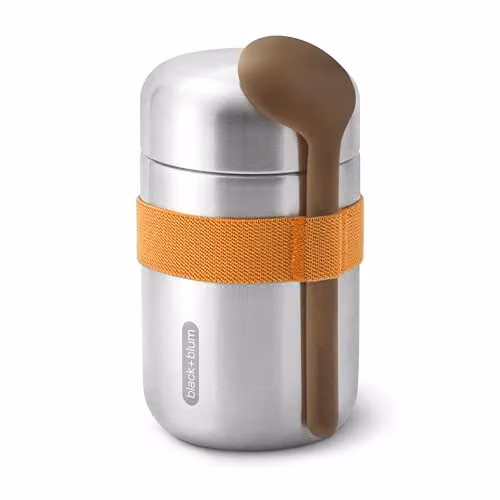 Black + Blum Insulated Food Flask, 400ml, Orange – 1
