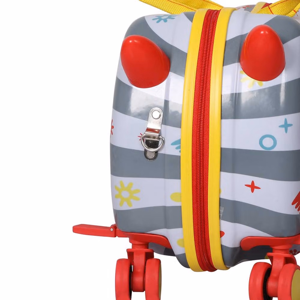 Dekko 17 Inch Kid Ride On Luggage Children Suitcase with Travel Scooter Seat, Multicolour – 3