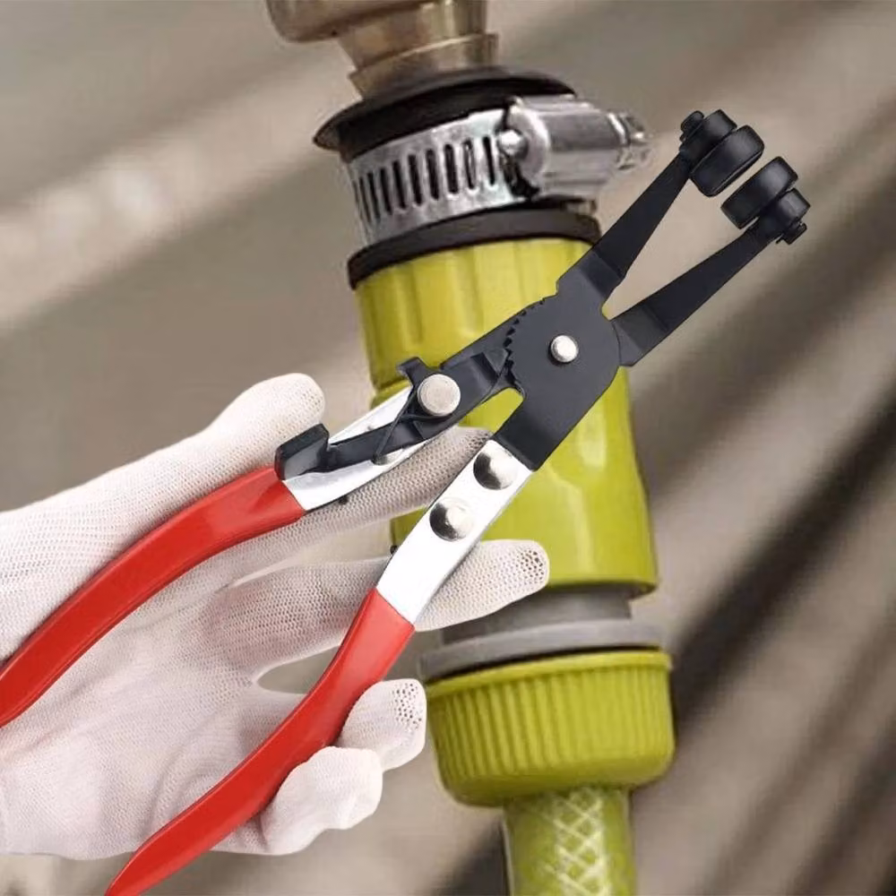 FLAVORA Red Hose Clamp Pliers Set Spring Clip Removal Tool – 4
