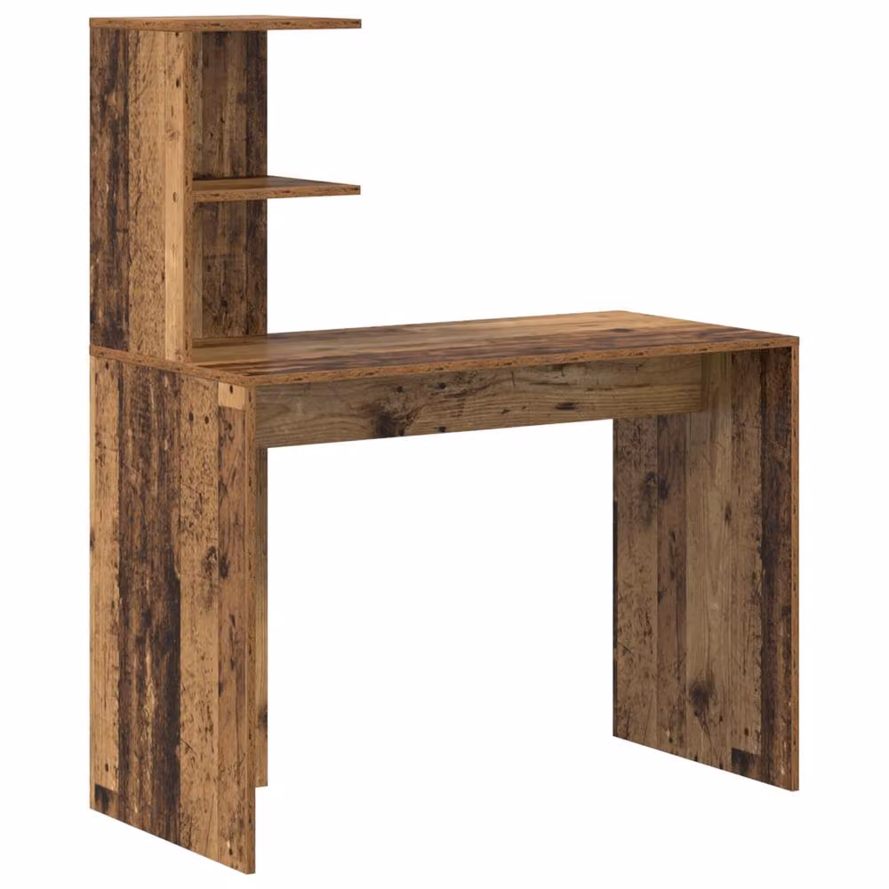 Berkfield Modern Wall Mounted Floating Writing Desk in Brown – 3