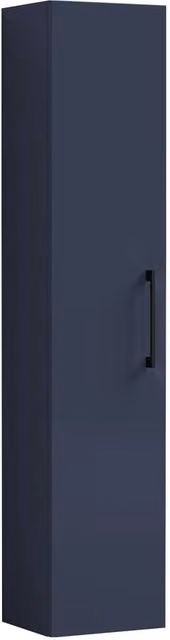 Balterley Bramshall Tall Storage Unit with Soft Close Door, Dark Blue Matt – 1