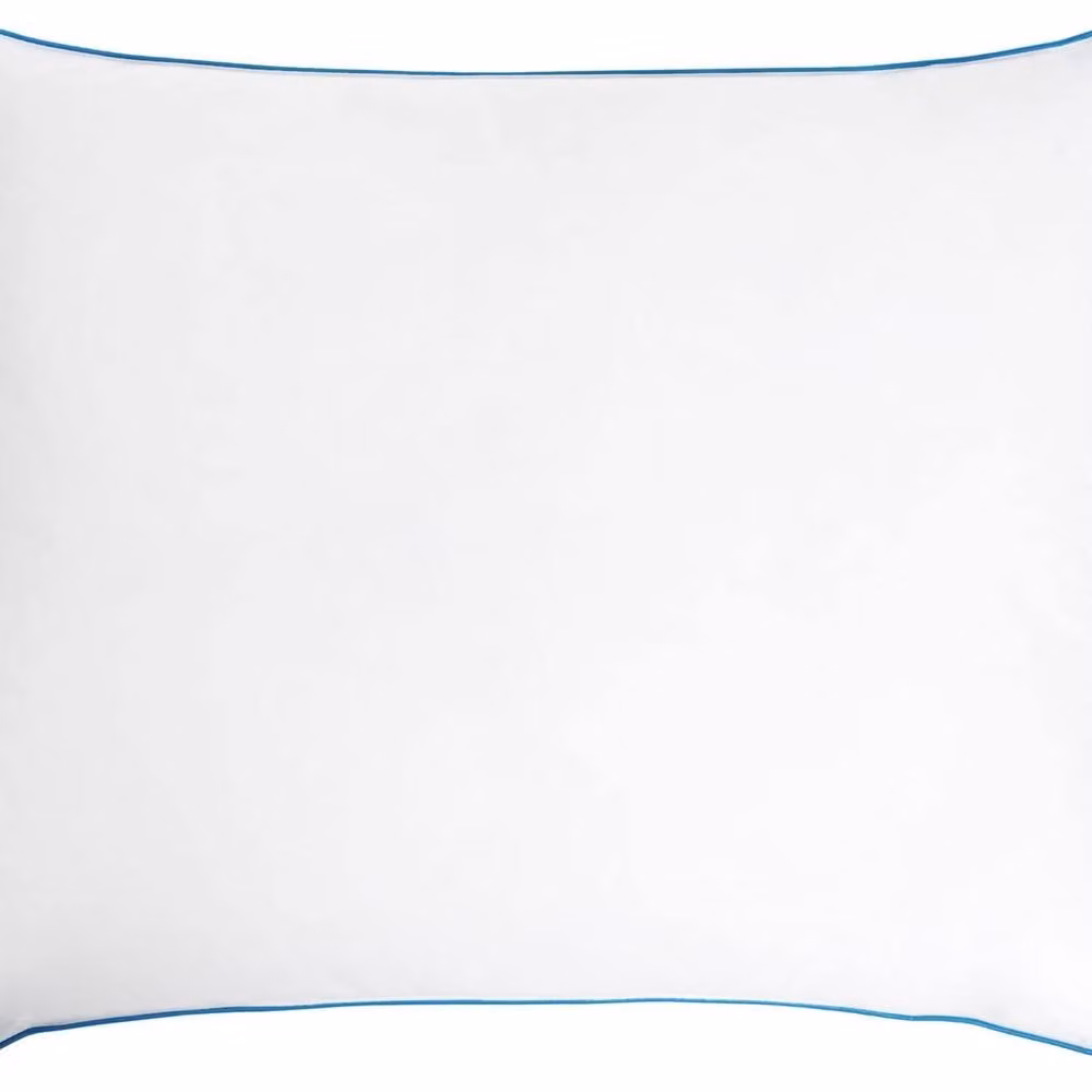 Wyld Haus White Duck Feather and Down Pillow with Cotton Casing, Medium Support, W/D/H: 40 x 60 cm – 2