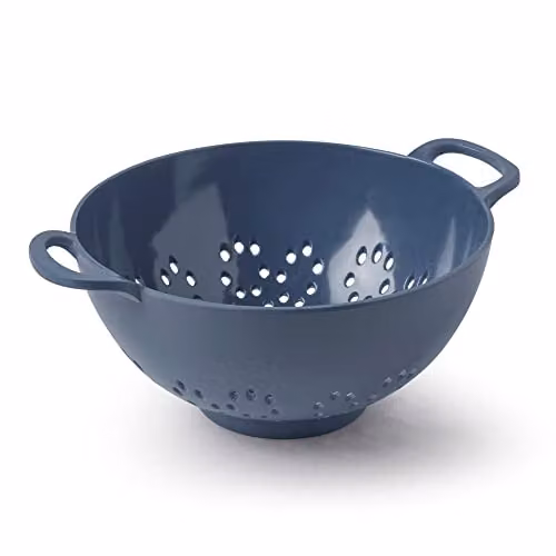 Zeal Melamine Colander with Handles in Blue, 15 cm – 3