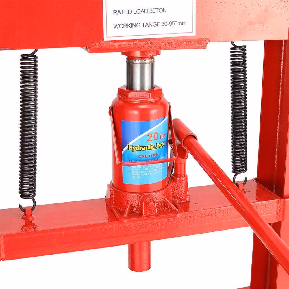 SPETLEK 20 Ton Red Hydraulic Workshop Floor Bench Press – 3