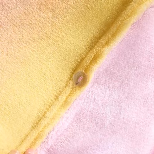 OHS Single Teddy Fleece Duvet Cover and Pillowcase Set, Rainbow Ombre Multicolour, W/D/H: 135 x 200 cm and 50 x 75 cm – 2