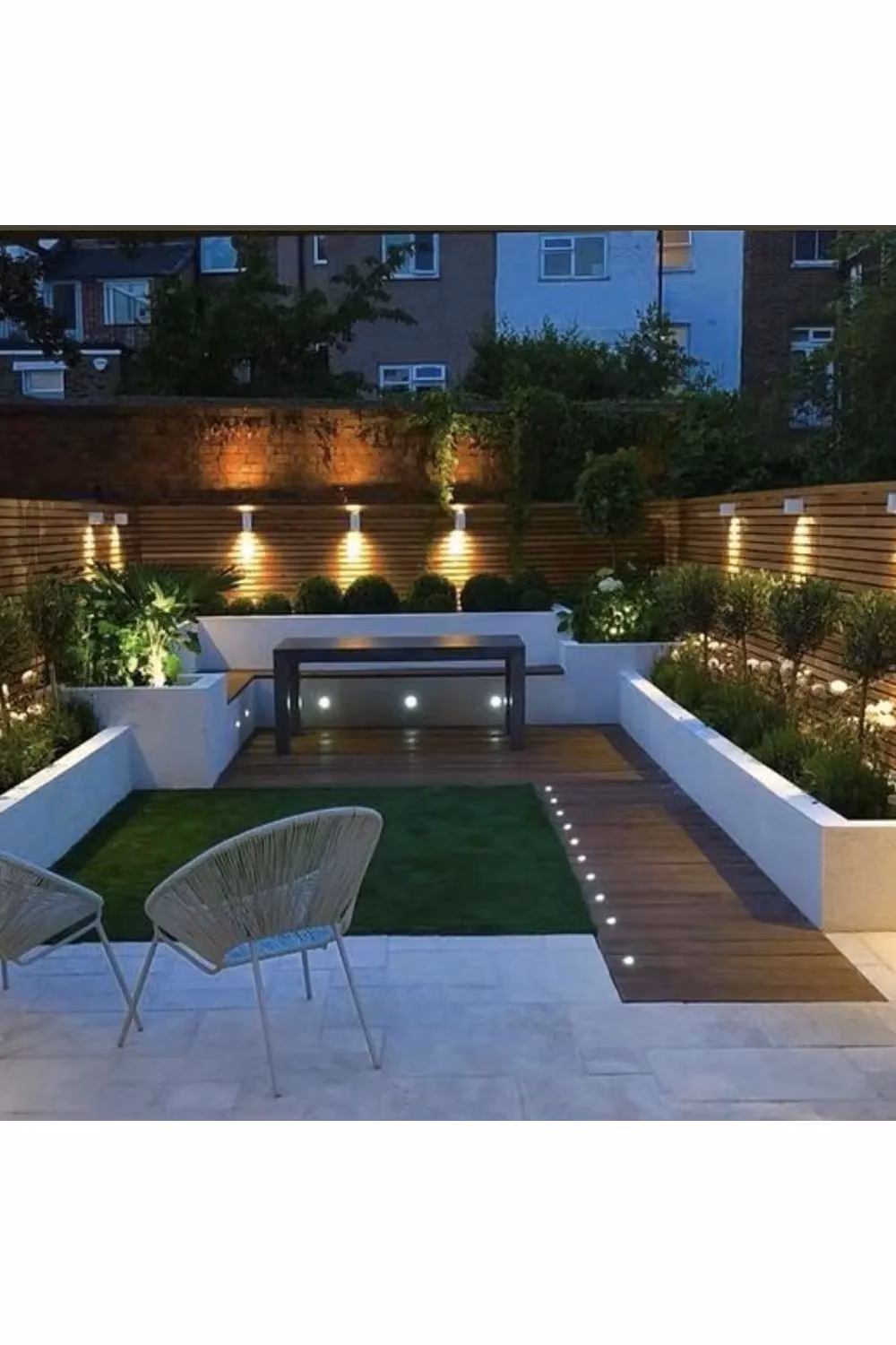 CGC Lighting Meadow Round Large Inground Stainless Steel Recessed Garden Light in Silver – 8