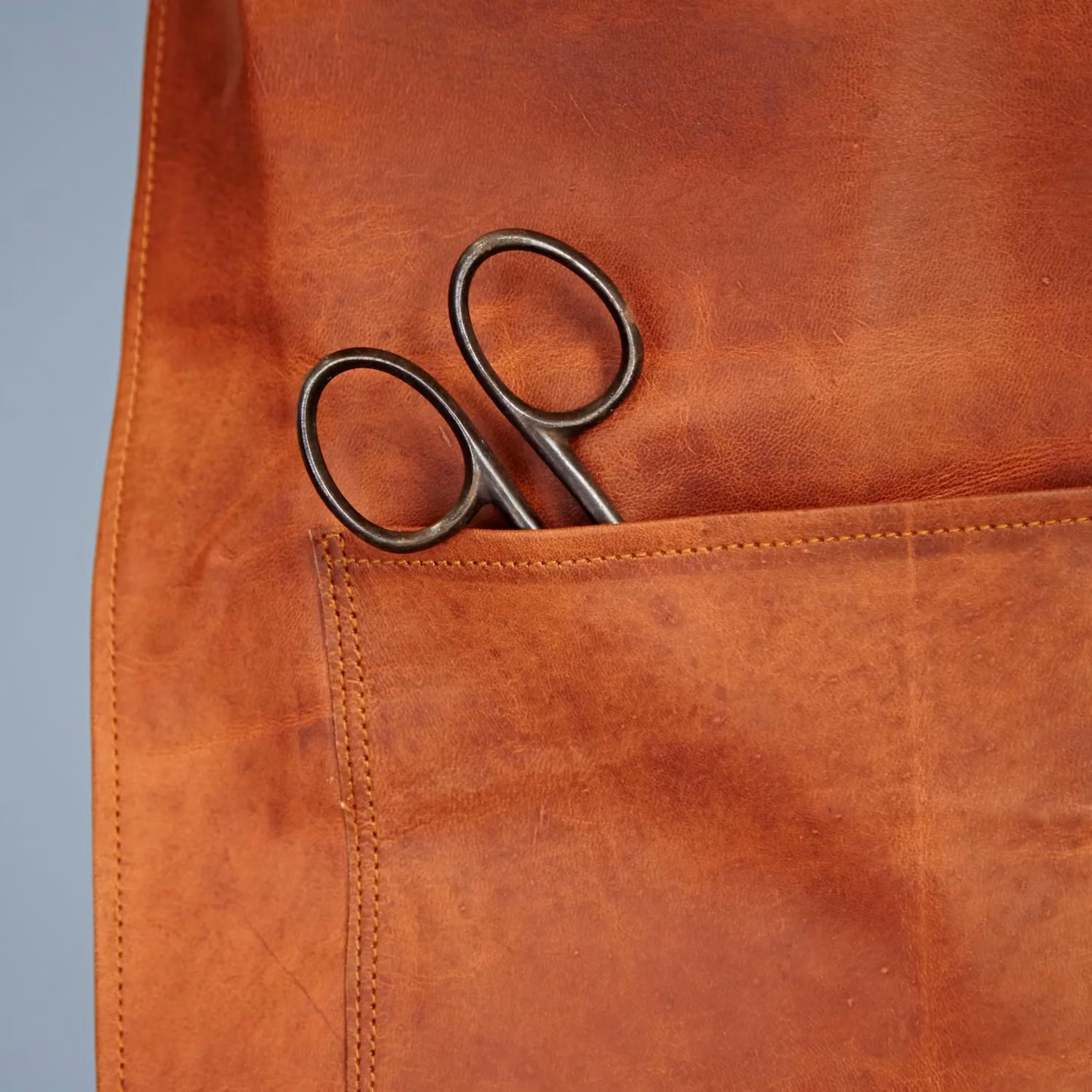 Paper High Brown Leather Apron for Adults – 2