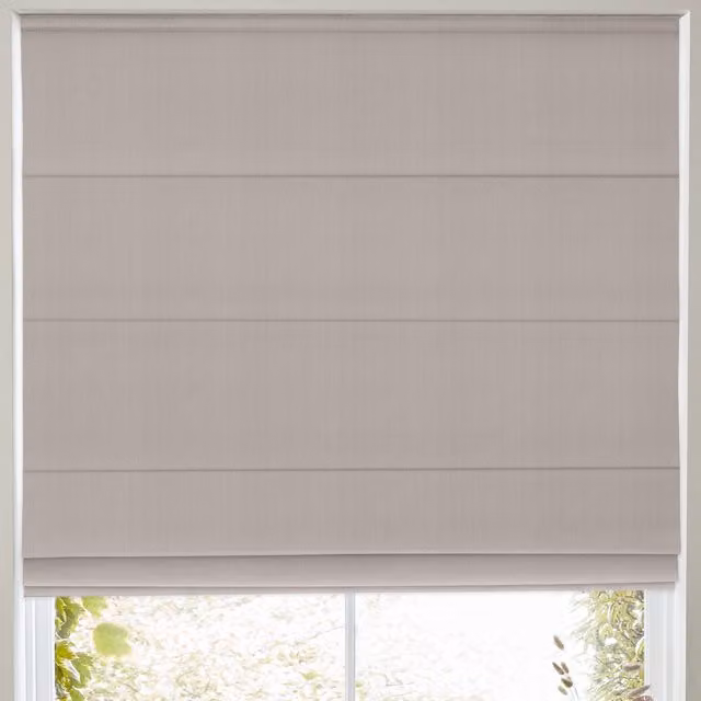 Terrys Made to Measure Blackout Roman Blind in Silver Grey