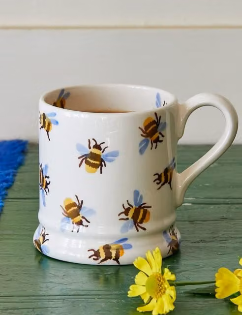 Emma Bridgewater Bumblebee Ceramic Mug in Multicolour and White