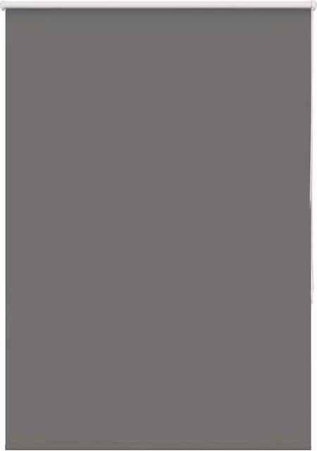 Berkfield Home Grey Blackout Roller Blind, Thermal Insulating Polyester, W: 95 cm, H: 150 cm – 1