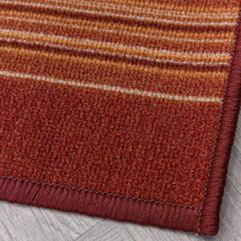 runrug Carnaby Hallway Runner Rug in Terracotta, Non-Slip and Hardwearing, W: 100 cm, L: 240 cm – 4
