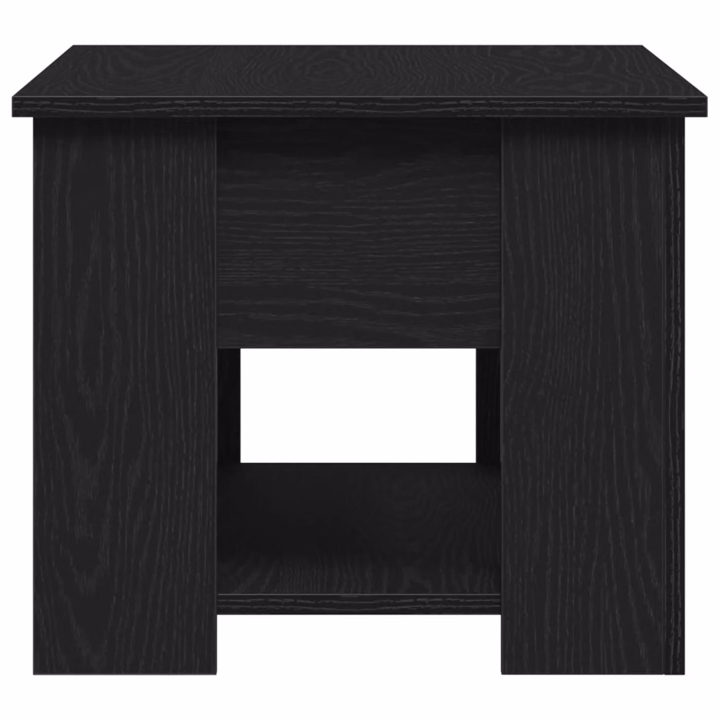 Berkfield Home Black Oak Coffee Table with Lift Mechanism, W: 79 cm, D: 49 cm, H: 42.5 cm – 3