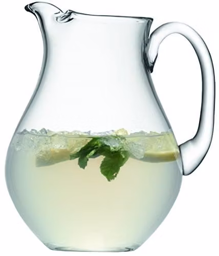 LSA International Bar Icelip Jug, 2.65 l, Transparent Glass