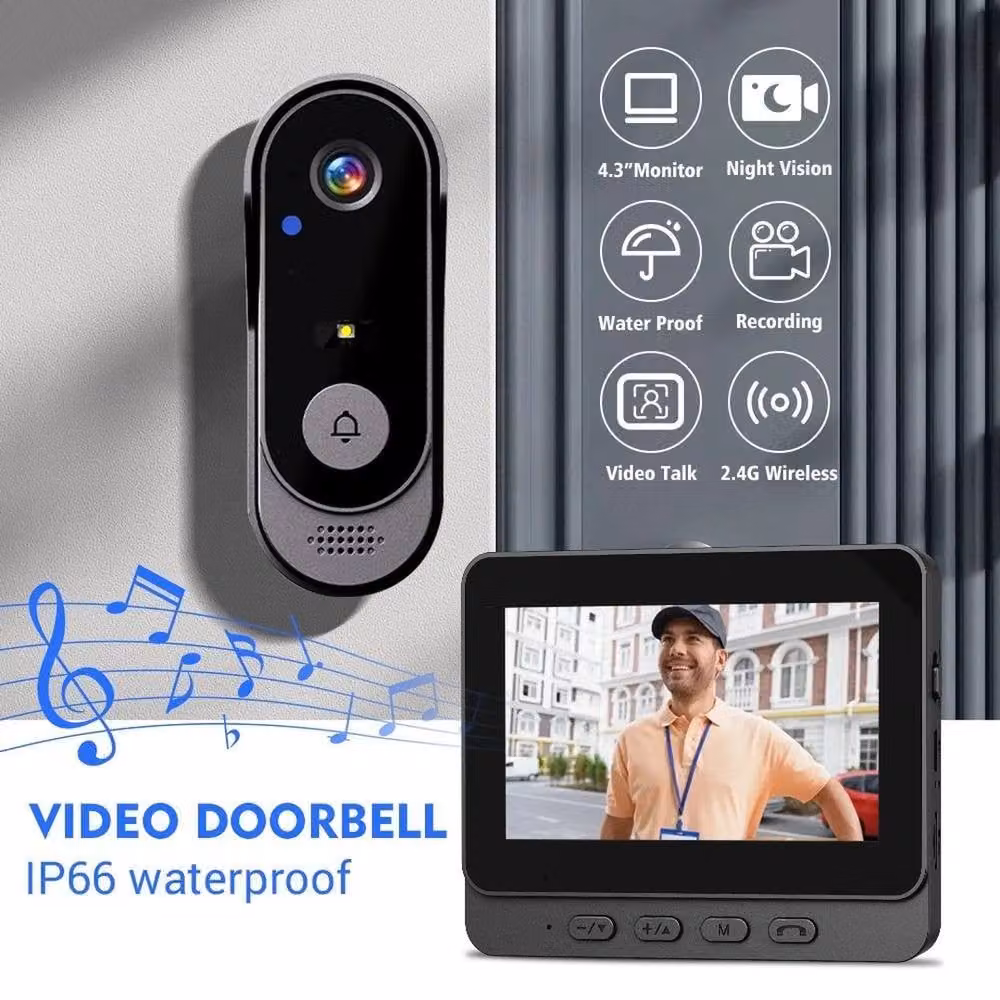 SPETLEK Doorbell Camera with 64GB Memory Card, Black – 4