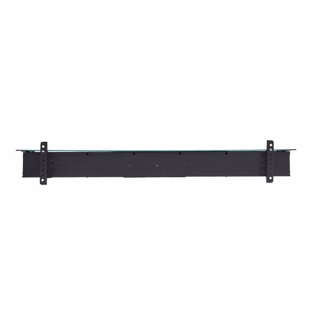 FORGEVIO 50 inch Black Glass Electric Fire Media Wall Fireplace – 2