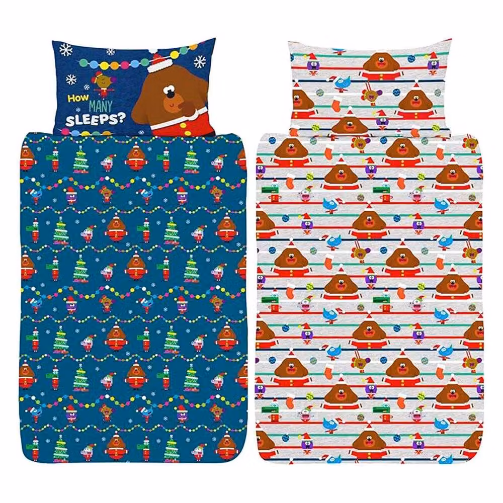 Hey Duggee Reversible Christmas Duvet Set and Pillowcase, Multicolour, Single, 90 x 200 cm – 3
